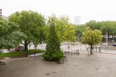 Uitzicht vanuit woonkamer